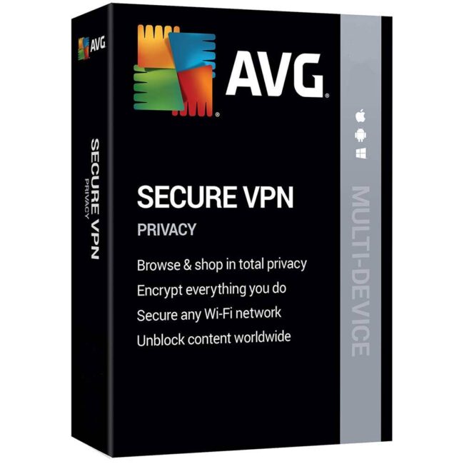 AVG SECURE VPN 5 ACTIVE CONNECTION BEZ LIMITU URZĄDZEŃ/2LATA (RETAIL CYFROWA) - kupic w sklepie internetowym Kupsoft
